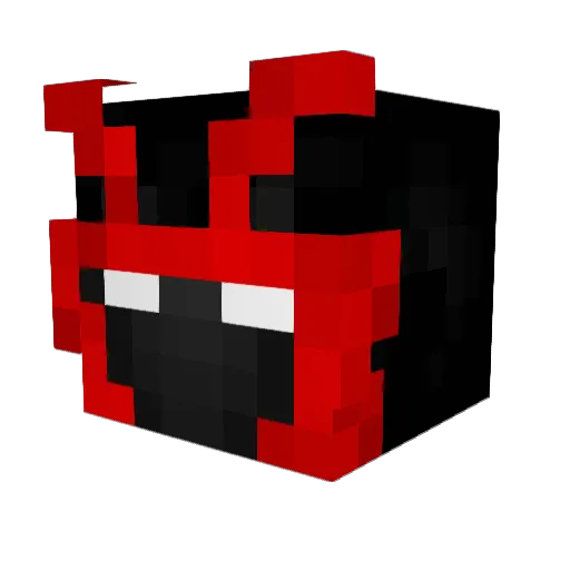 ynsanity Minecraft avatar head, 3D render