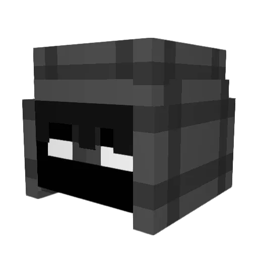 yntentamo Minecraft avatar head, 3D render