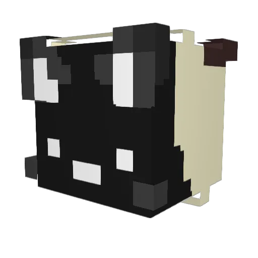 ynuns Minecraft avatar head, 3D render