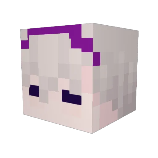yo11 Minecraft avatar head, 3D render