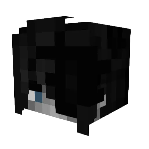 yoBigD Minecraft avatar head, 3D render