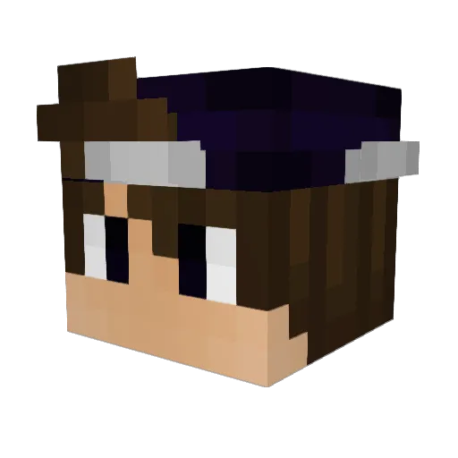 yoBreezeh Minecraft avatar head, 3D render