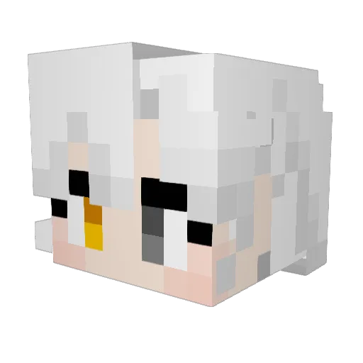 yo_099 Minecraft avatar head, 3D render