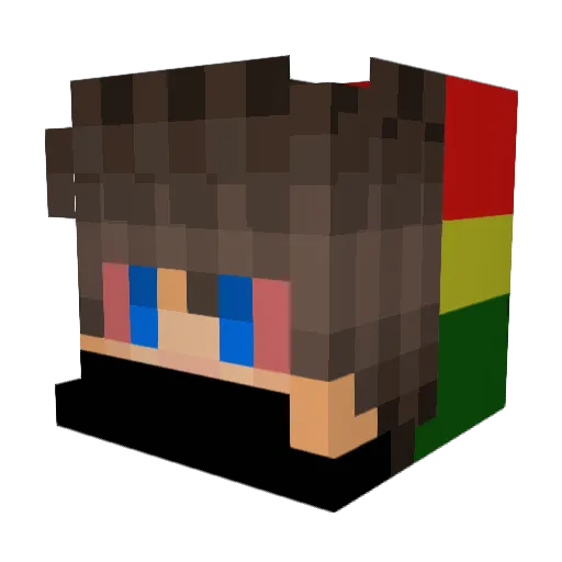 yo_dealer Minecraft avatar head, 3D render