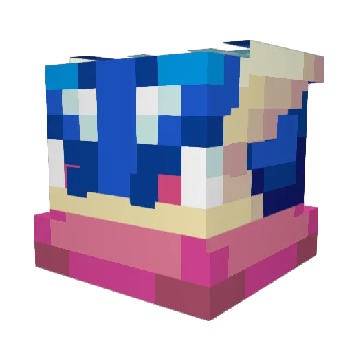 yoav321123 Minecraft avatar head, 3D render