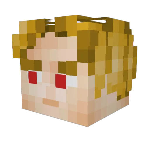yoav669 Minecraft avatar head, 3D render