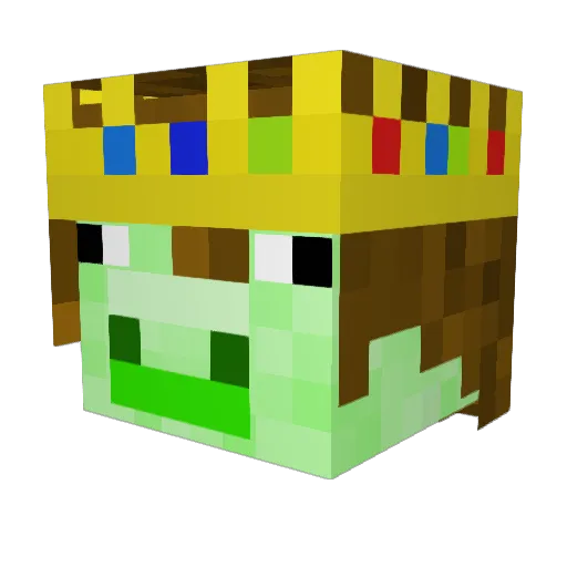 yobiie16 Minecraft avatar head, 3D render