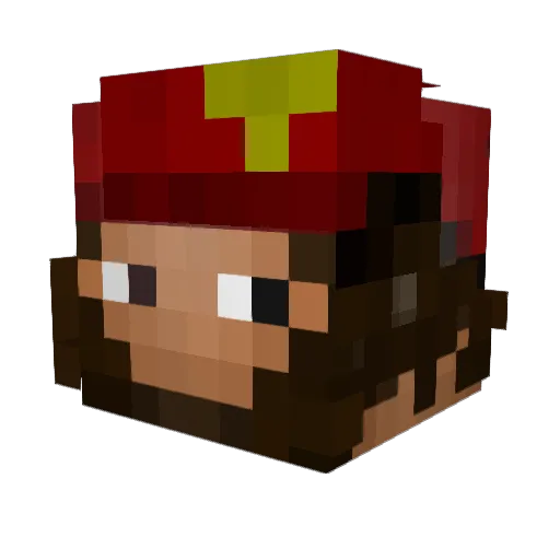 yobreezy Minecraft avatar head, 3D render