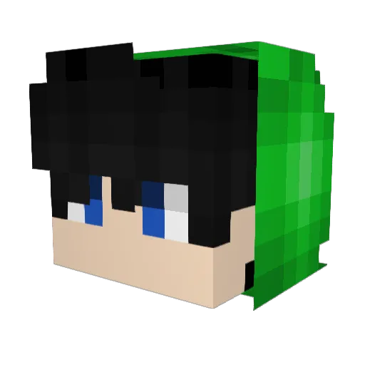yobro604 Minecraft avatar head, 3D render