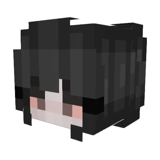 yochas Minecraft avatar head, 3D render