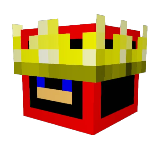 yockz Minecraft avatar head, 3D render