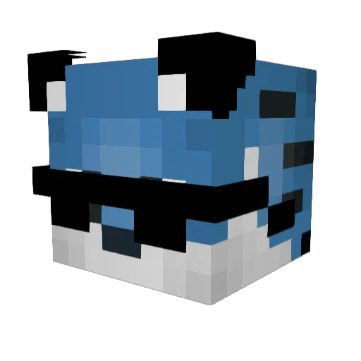 yocoman31 Minecraft avatar head, 3D render