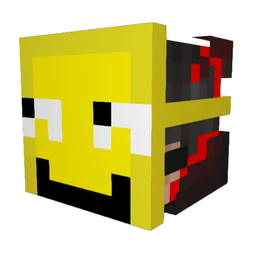 yocrunch Minecraft avatar head, 3D render