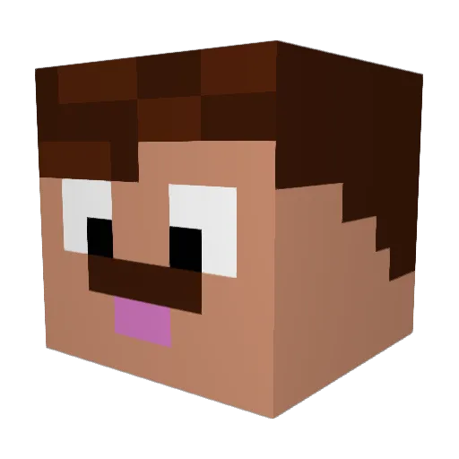 yoda4549 Minecraft avatar head, 3D render