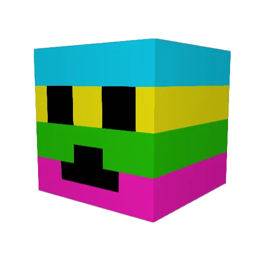 yoda5791 Minecraft avatar head, 3D render