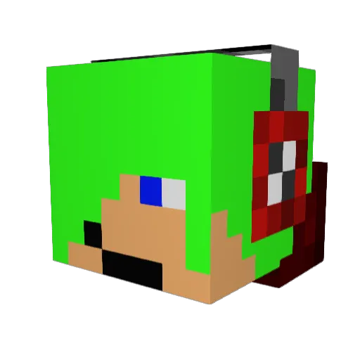 yodalogan21 Minecraft avatar head, 3D render