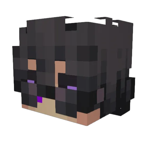 yodavalle Minecraft avatar head, 3D render
