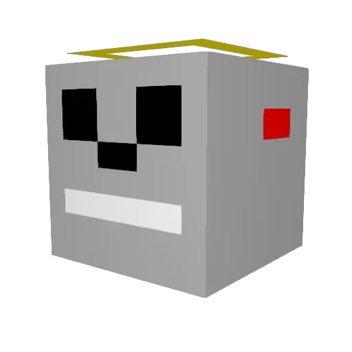 yodderz Minecraft avatar head, 3D render