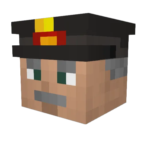 yoelgusi Minecraft avatar head, 3D render