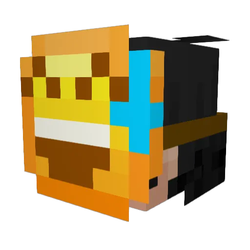 yoery_ Minecraft avatar head, 3D render