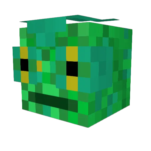 yofara Minecraft avatar head, 3D render