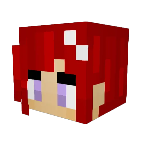 yogachick047 Minecraft avatar head, 3D render