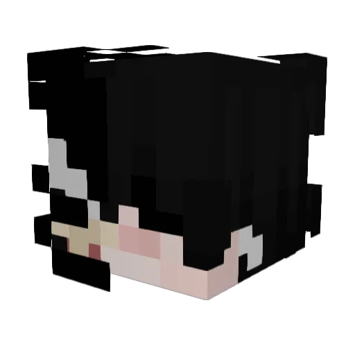 yogade Minecraft avatar head, 3D render