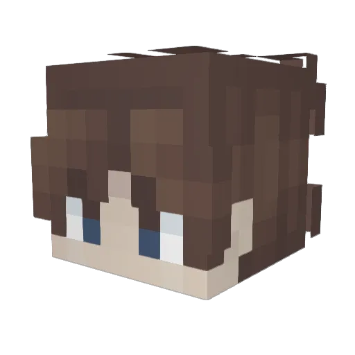 yogamer66154 Minecraft avatar head, 3D render
