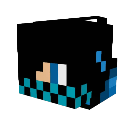 yogisg Minecraft avatar head, 3D render