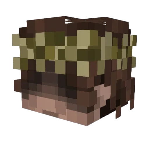 yogit_dozit Minecraft avatar head, 3D render