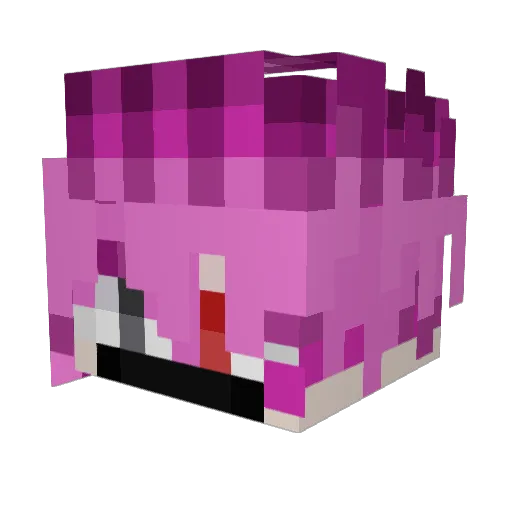 yogiy Minecraft avatar head, 3D render