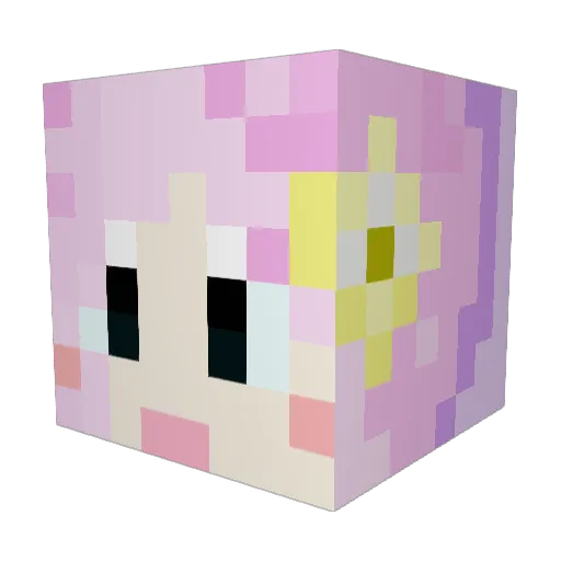 yogocrabcake Minecraft avatar head, 3D render