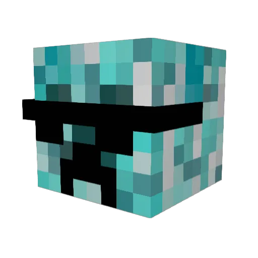 yogsfan Minecraft avatar head, 3D render