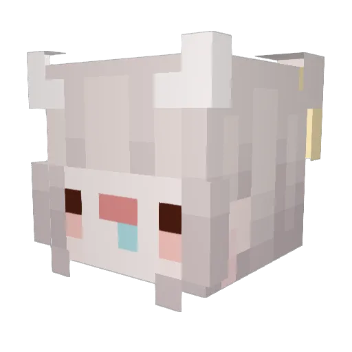 yogurt03 Minecraft avatar head, 3D render