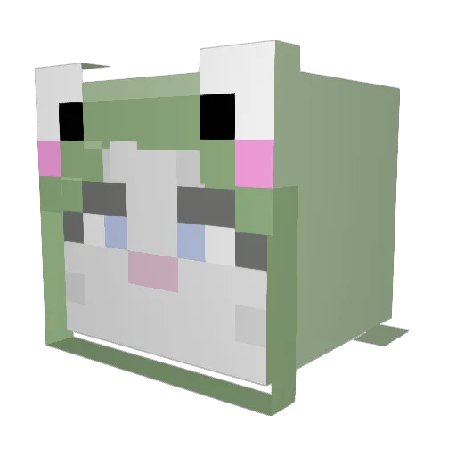 yogurtThug Minecraft avatar head, 3D render