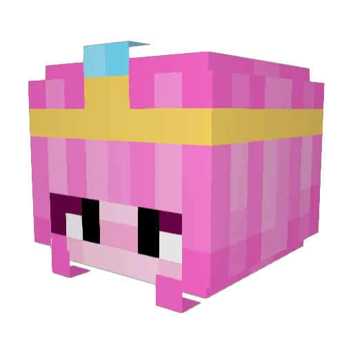 yogurtshoe Minecraft avatar head, 3D render