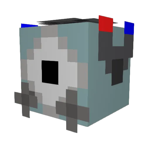 yoh4410 Minecraft avatar head, 3D render