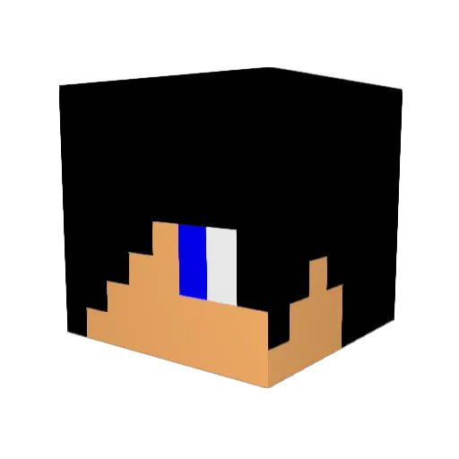 yohan_beast Minecraft avatar head, 3D render