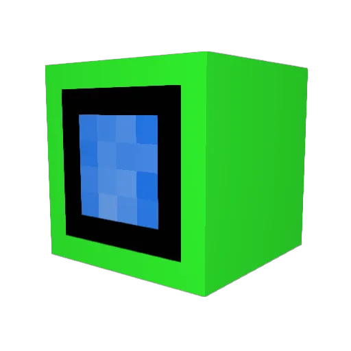 yohananan Minecraft avatar head, 3D render