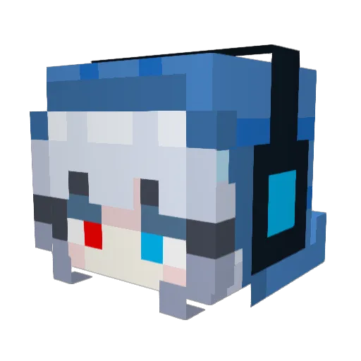 yoho1010130 Minecraft avatar head, 3D render