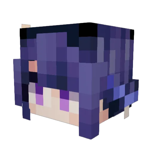 yoho_0109 Minecraft avatar head, 3D render