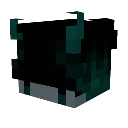yoidied Minecraft avatar head, 3D render
