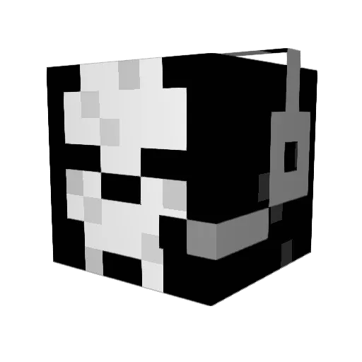 yoified Minecraft avatar head, 3D render