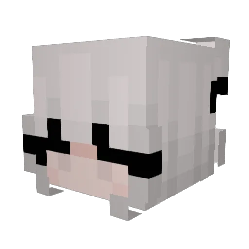 yoinnk Minecraft avatar head, 3D render