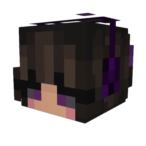 yoiyoiyoii Minecraft avatar head, 3D render