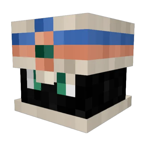 yoji8260 Minecraft avatar head, 3D render