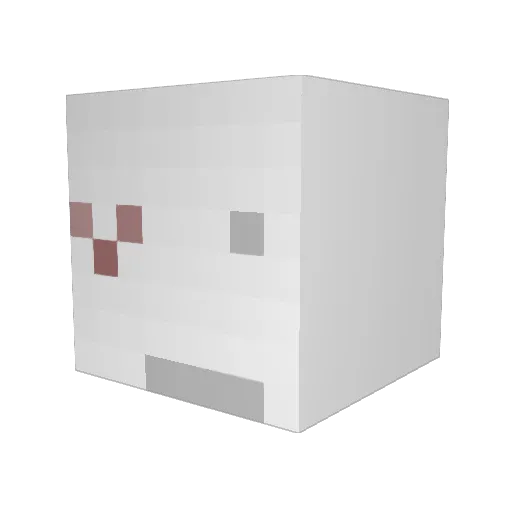 yokiscrazy Minecraft avatar head, 3D render