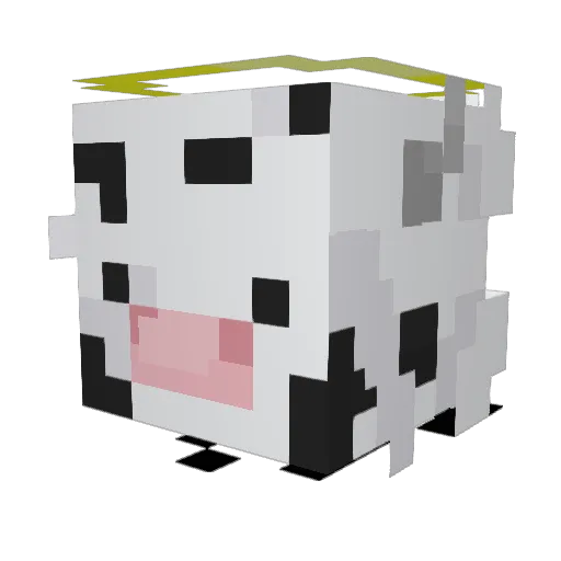 yokumi Minecraft avatar head, 3D render