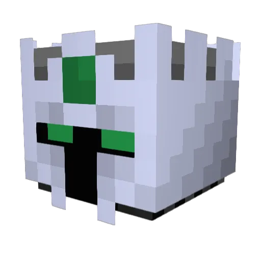 yolkinashell Minecraft avatar head, 3D render