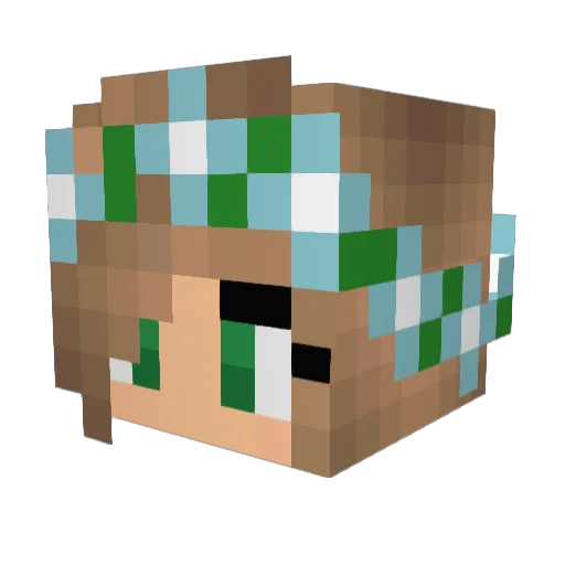 yolo61409 Minecraft avatar head, 3D render